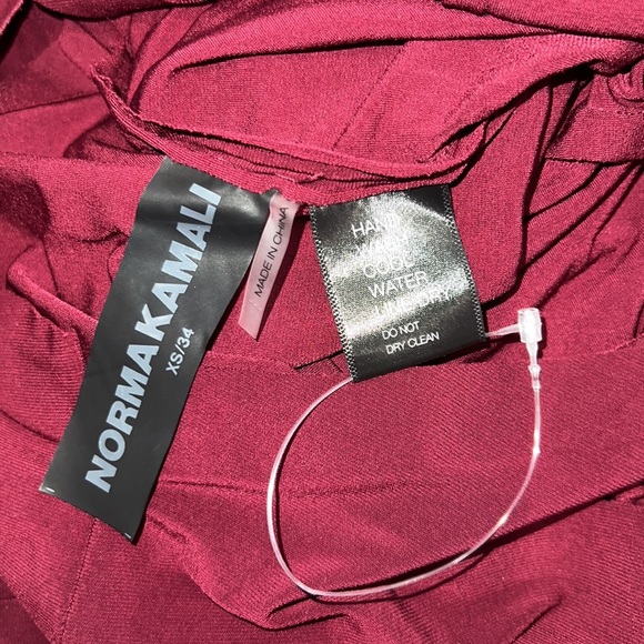 New Norma Kamali Long Sleeve Aztec Catsuit in Plum XS - Picture 12 of 16